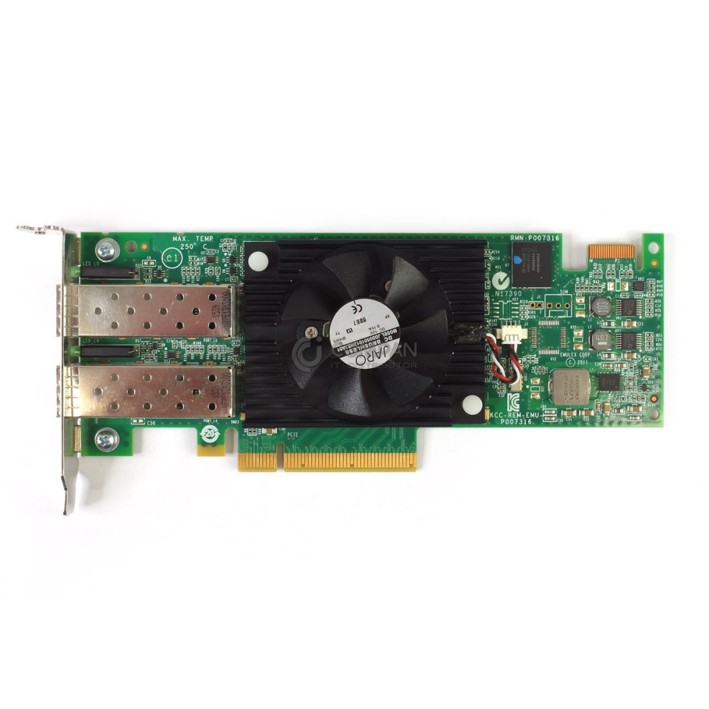 6VK2R DELL EMULEX LPE16002 HOST BUS ADAPTER DUAL PORT 16GB SFP+ FC LOW PROFILE